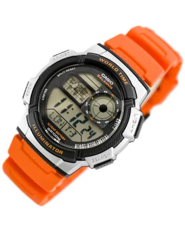 ZEGAREK MĘSKI CASIO AE-1000W 4BV (zd073d) - WORLD TIME + BOX
