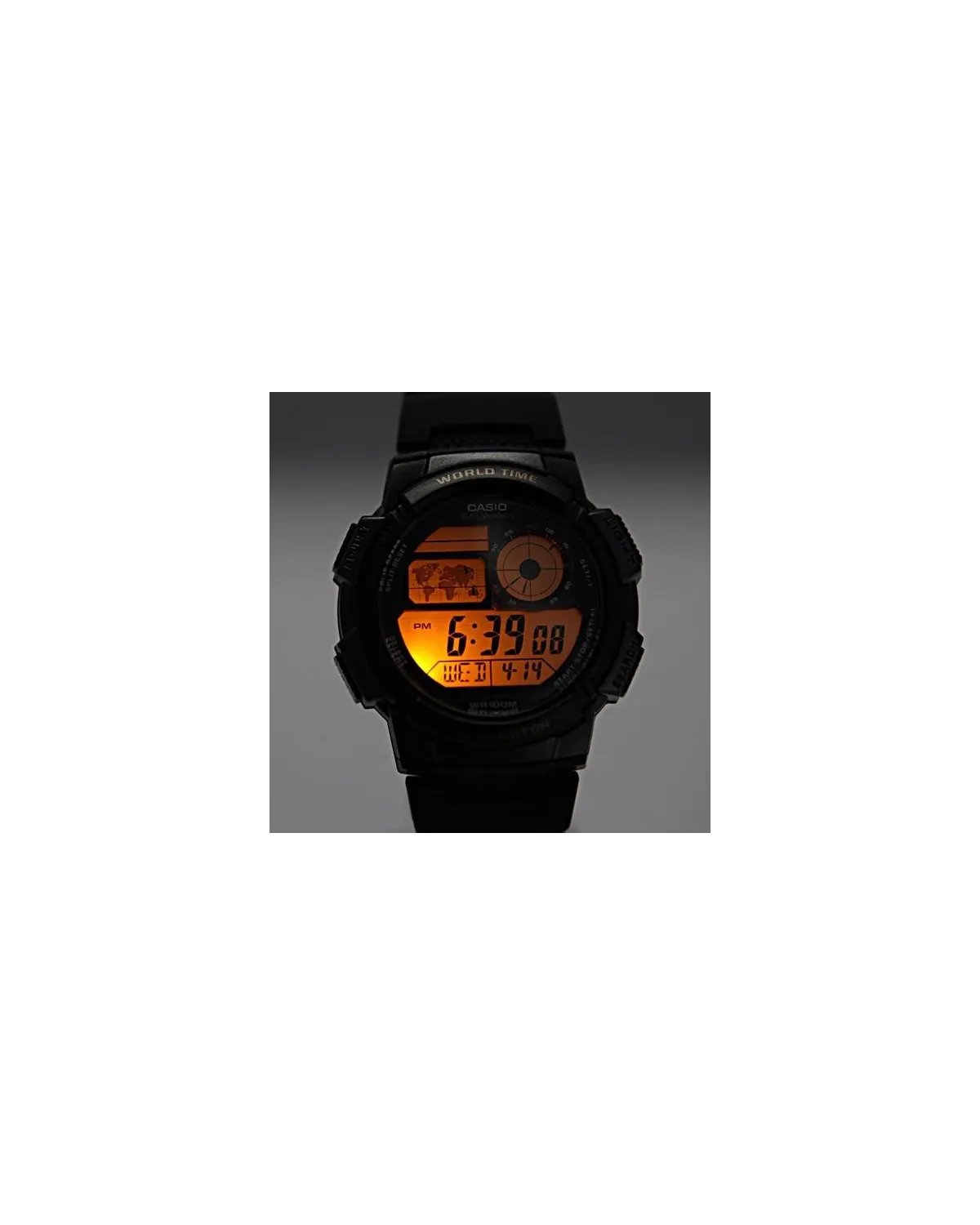 ZEGAREK MĘSKI CASIO AE-1000W 4BV (zd073d) - WORLD TIME + BOX