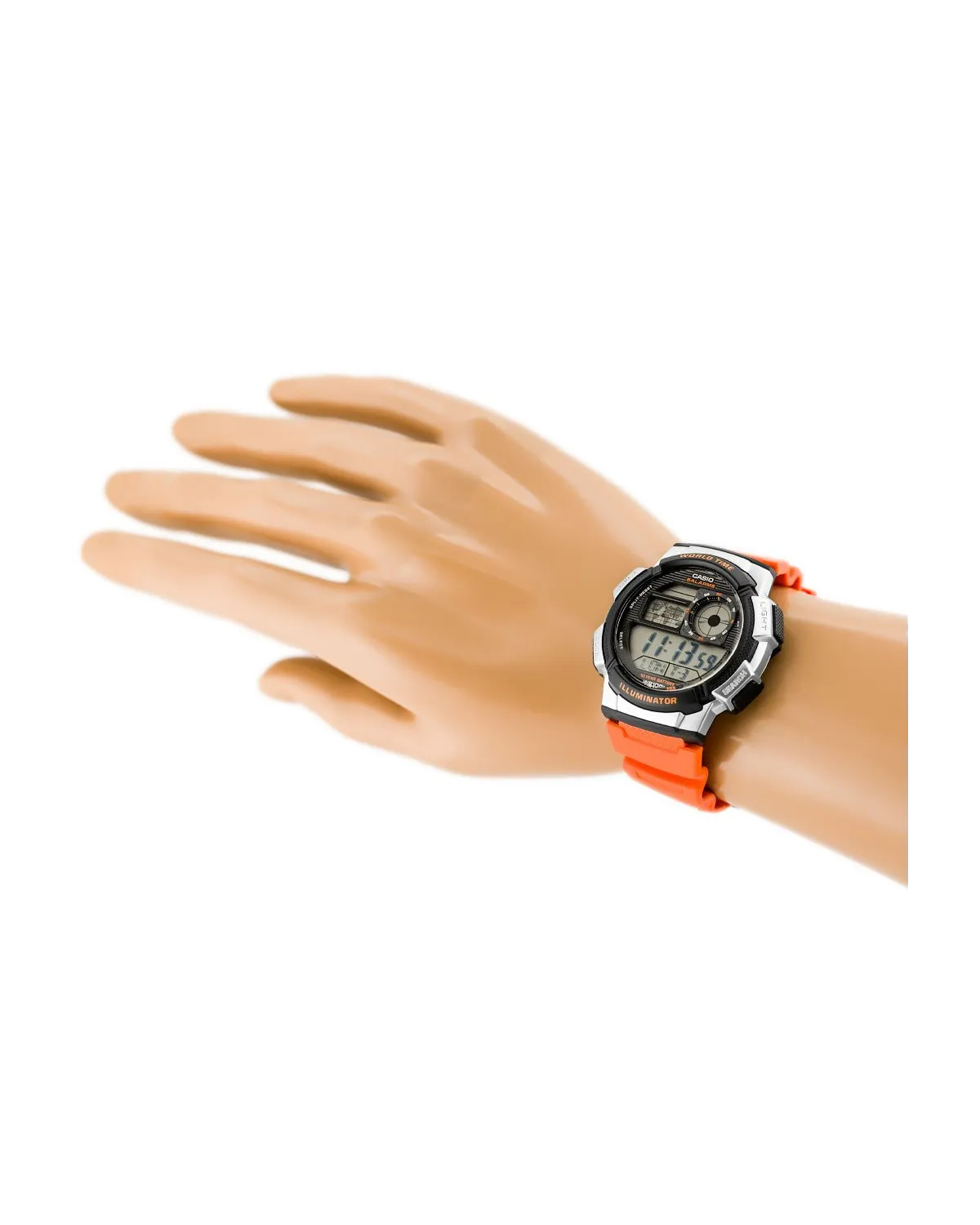 ZEGAREK MĘSKI CASIO AE-1000W 4BV (zd073d) - WORLD TIME + BOX