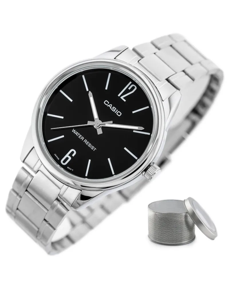 ZEGAREK MĘSKI CASIO MTP-V005D-1B (zd105a) + BOX ZEGAREK MĘSKI CASIO MTP-V005D-1B (zd105a) + BOX