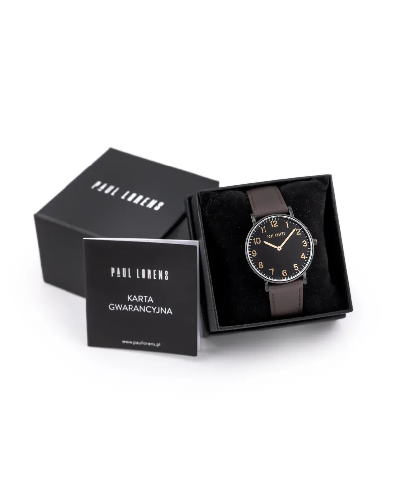 ZEGAREK MĘSKI PAUL LORENS - PL11989A5-1B3 (zg370c) + BOX