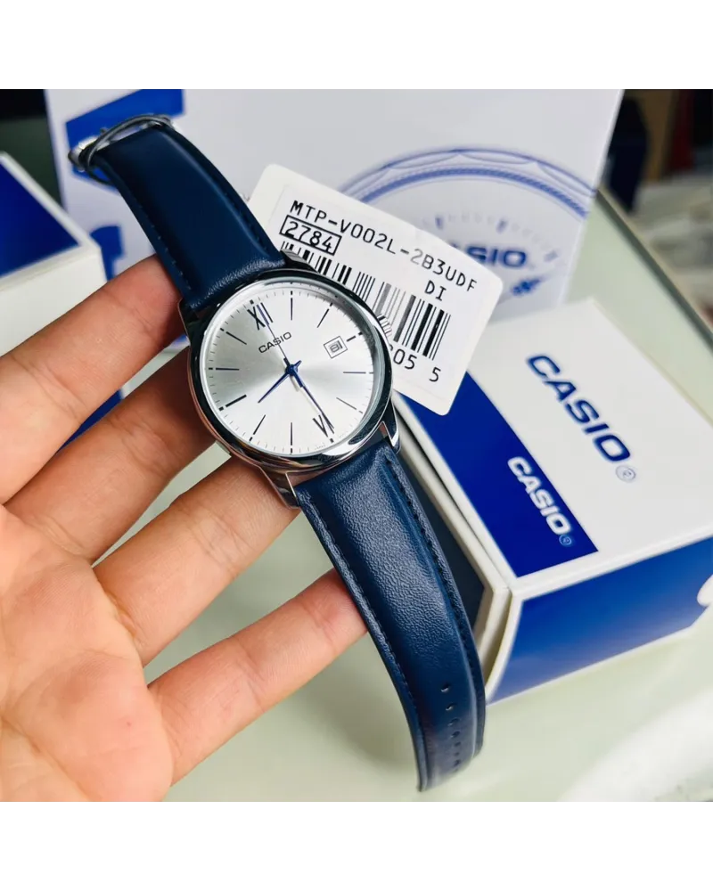 ZEGAREK MĘSKI CASIO MTP-V002L-2B3 + BOX (zd224b) ZEGAREK MĘSKI CASIO MTP-V002L-2B3 + BOX (zd224b)