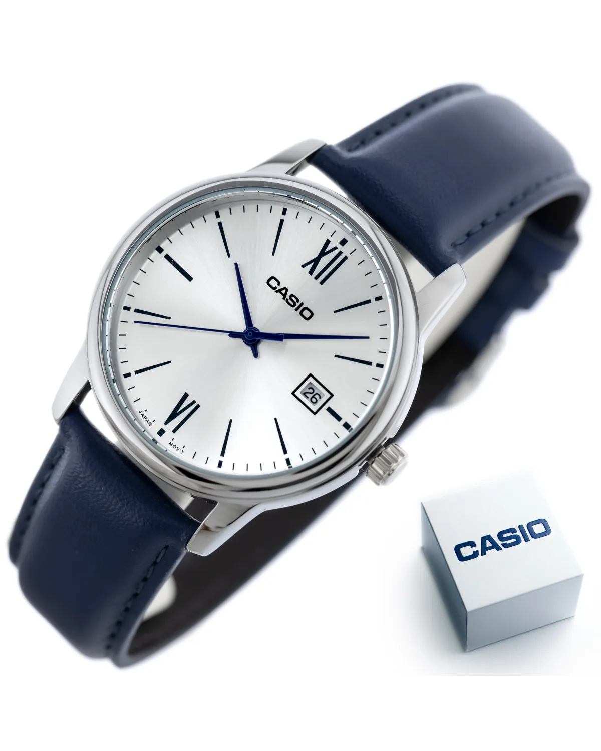 ZEGAREK MĘSKI CASIO MTP-V002L-2B3 + BOX (zd224b) ZEGAREK MĘSKI CASIO MTP-V002L-2B3 + BOX (zd224b)