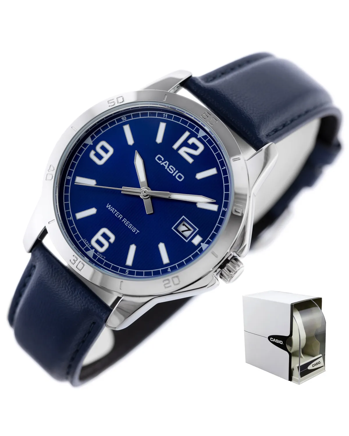 ZEGAREK MĘSKI CASIO MTP-V004L 2BUDF (zd046f) + BOX