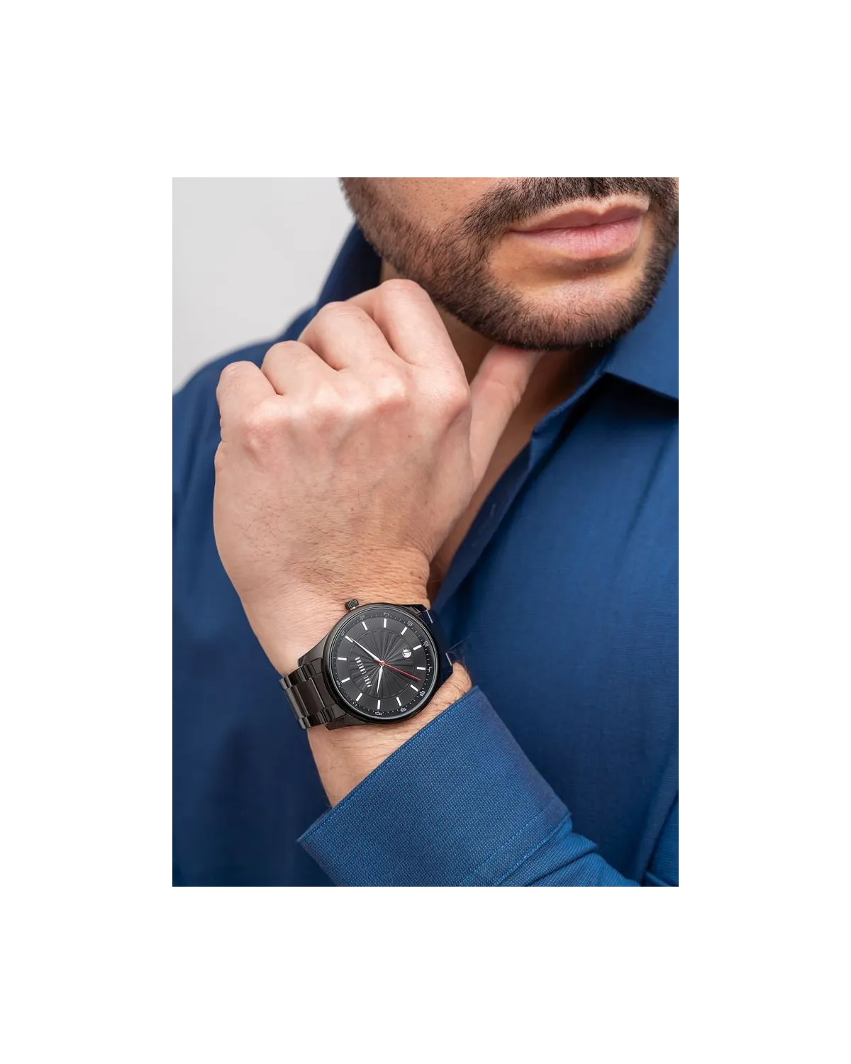 ZEGAREK MĘSKI PAUL LORENS - PL12156B2-1A5 (zg357d) + BOX