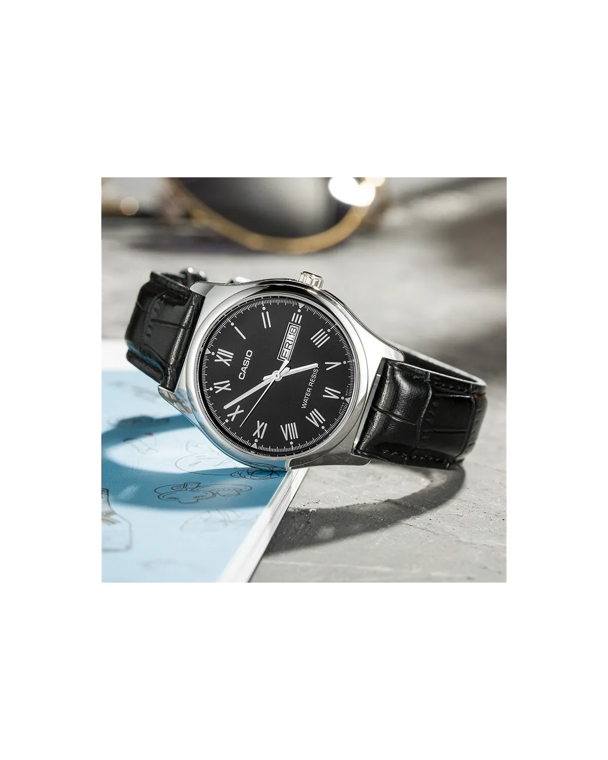 ZEGAREK MĘSKI CASIO MTP-V006L-1B (zd210a) + BOX ZEGAREK MĘSKI CASIO MTP-V006L-1B (zd210a) + BOX