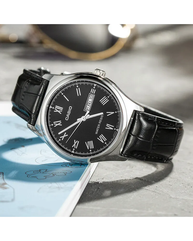ZEGAREK MĘSKI CASIO MTP-V006L-1B (zd210a) + BOX ZEGAREK MĘSKI CASIO MTP-V006L-1B (zd210a) + BOX