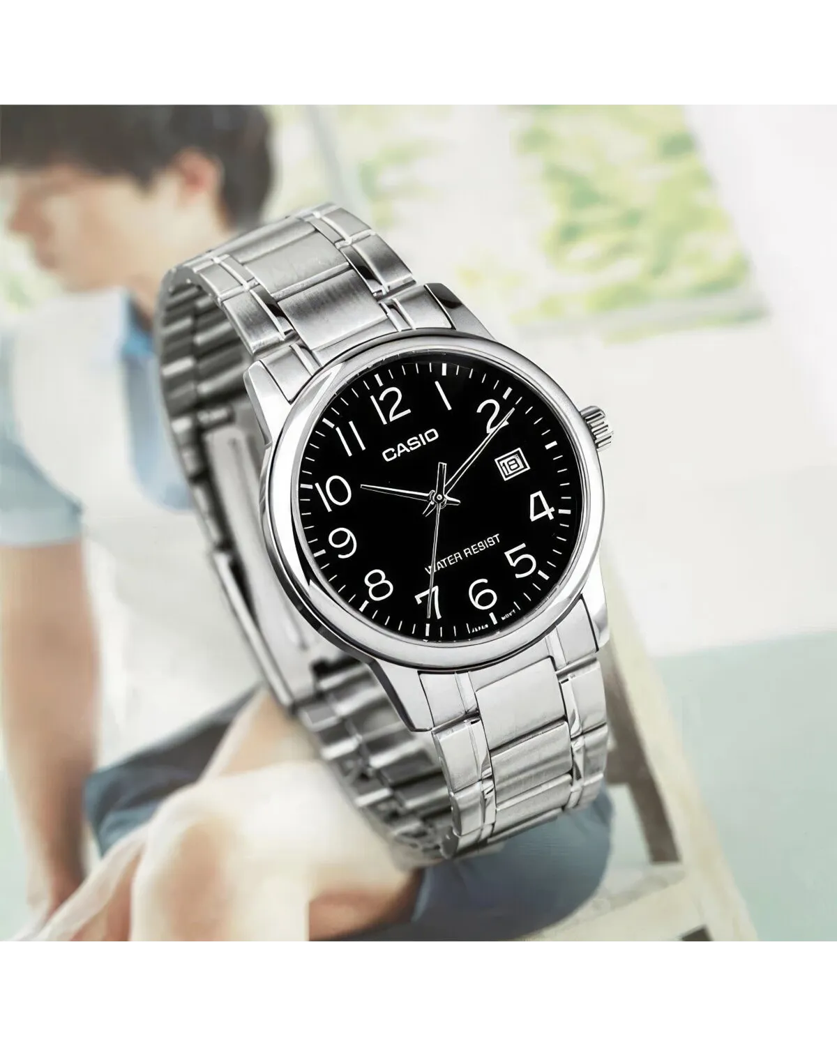 ZEGAREK MĘSKI CASIO MTP-V002D-1BUDF (zd103e) + BOX ZEGAREK MĘSKI CASIO MTP-V002D-1BUDF (zd103e) + BOX