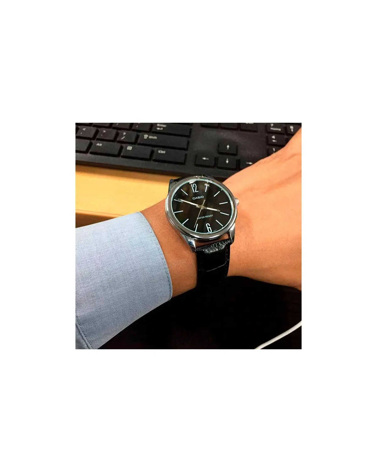 ZEGAREK MĘSKI CASIO MTP-V005L-1BUDF (zd066e) + BOX ZEGAREK MĘSKI CASIO MTP-V005L-1BUDF (zd066e) + BOX