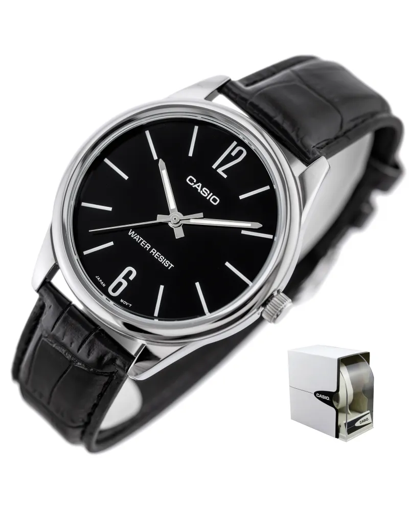 ZEGAREK MĘSKI CASIO MTP-V005L-1BUDF (zd066e) + BOX ZEGAREK MĘSKI CASIO MTP-V005L-1BUDF (zd066e) + BOX