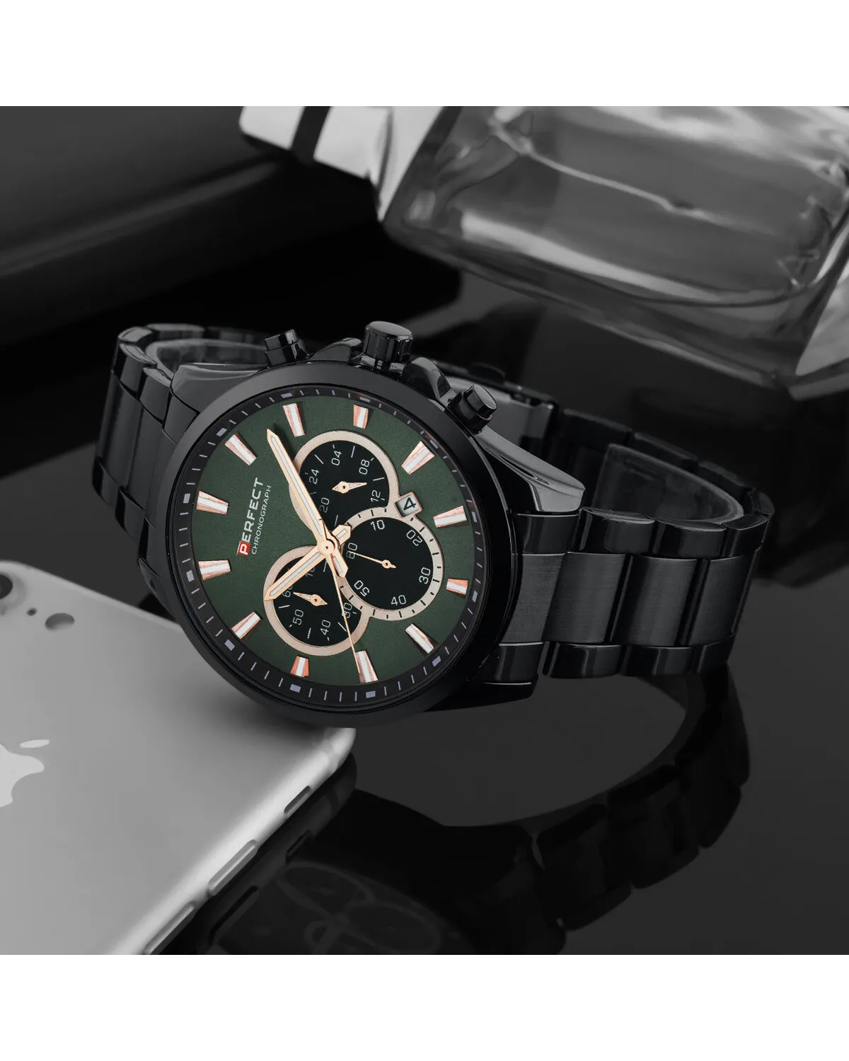 ZEGAREK MĘSKI PERFECT M510CH-04 - CHRONOGRAF (zp386d) + BOX