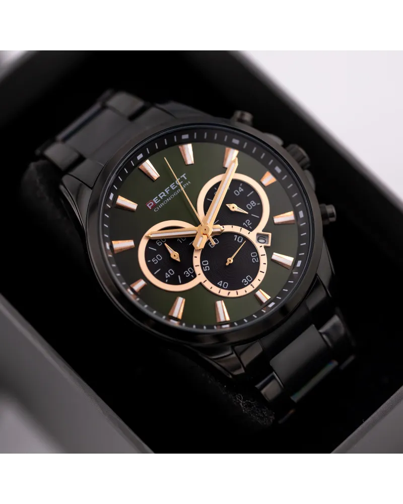 ZEGAREK MĘSKI PERFECT M510CH-04 - CHRONOGRAF (zp386d) + BOX