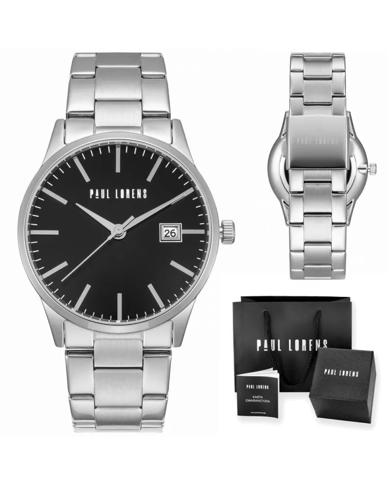 ZEGAREK MĘSKI PAUL LORENS - PL14573B-1C1 (zg367c) + BOX
