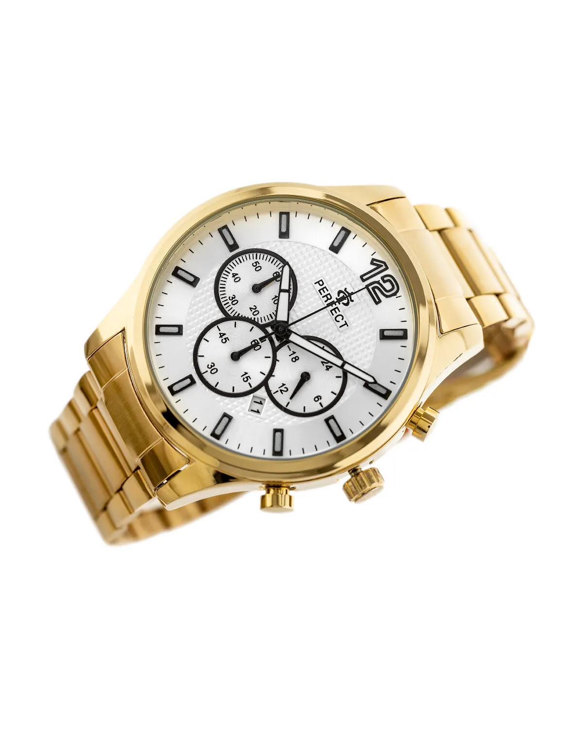 ZEGAREK MĘSKI PERFECT CH01M - CHRONOGRAF (zp355c) + BOX ZEGAREK MĘSKI PERFECT CH01M - CHRONOGRAF (zp355c) + BOX