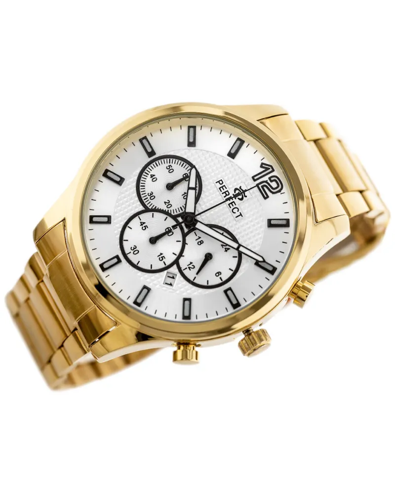 ZEGAREK MĘSKI PERFECT CH01M - CHRONOGRAF (zp355c) + BOX ZEGAREK MĘSKI PERFECT CH01M - CHRONOGRAF (zp355c) + BOX