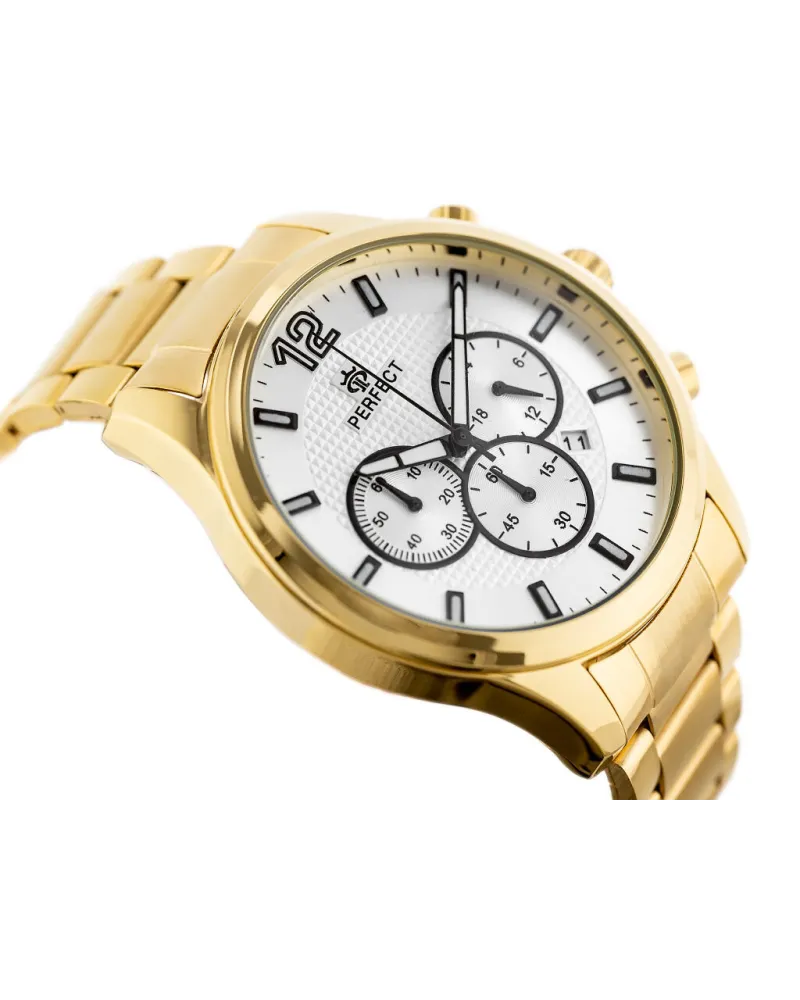 ZEGAREK MĘSKI PERFECT CH01M - CHRONOGRAF (zp355c) + BOX ZEGAREK MĘSKI PERFECT CH01M - CHRONOGRAF (zp355c) + BOX