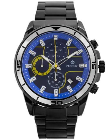 ZEGAREK MĘSKI PERFECT CH02M - CHRONOGRAF (zp356f) + BOX
