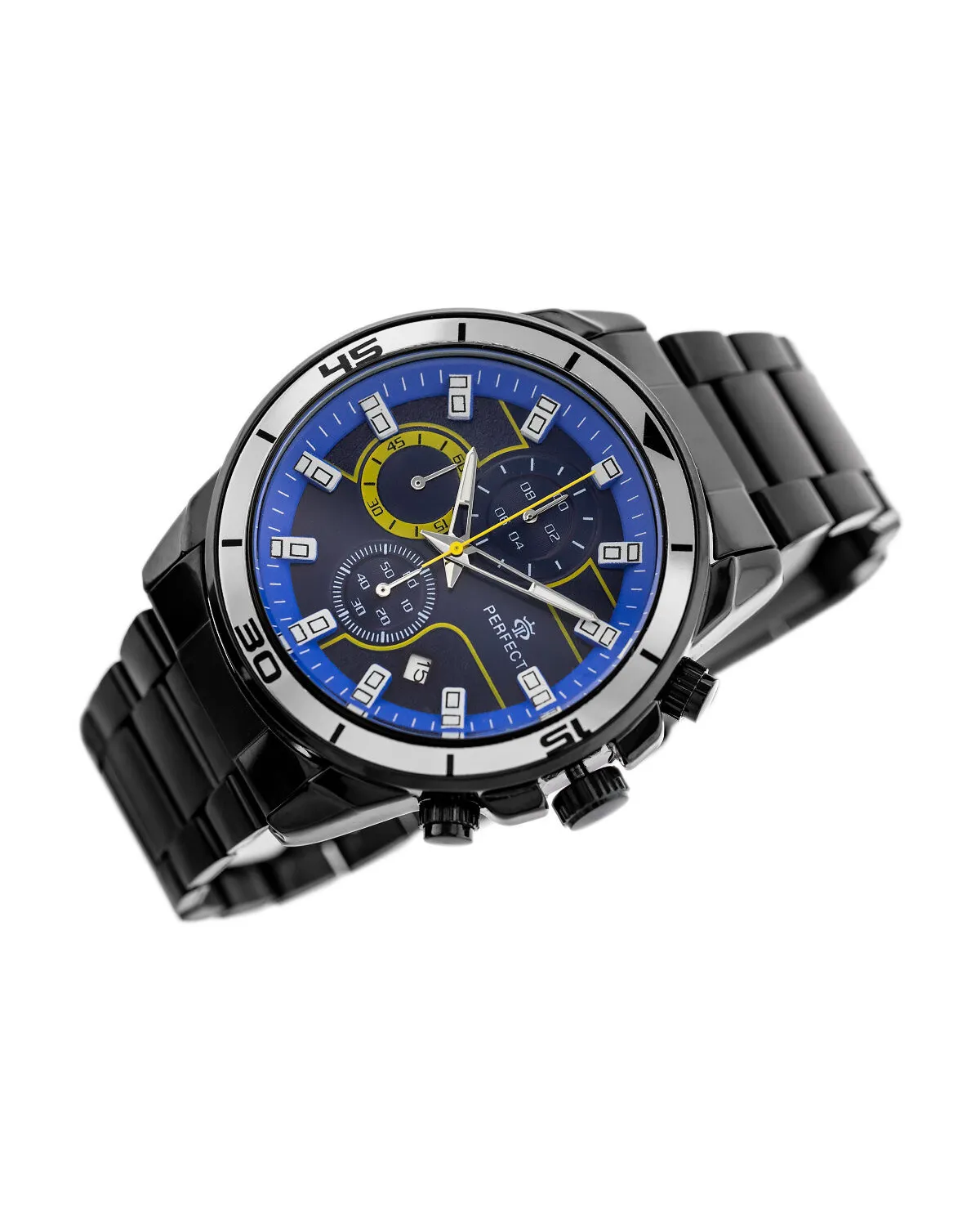 ZEGAREK MĘSKI PERFECT CH02M - CHRONOGRAF (zp356f) + BOX