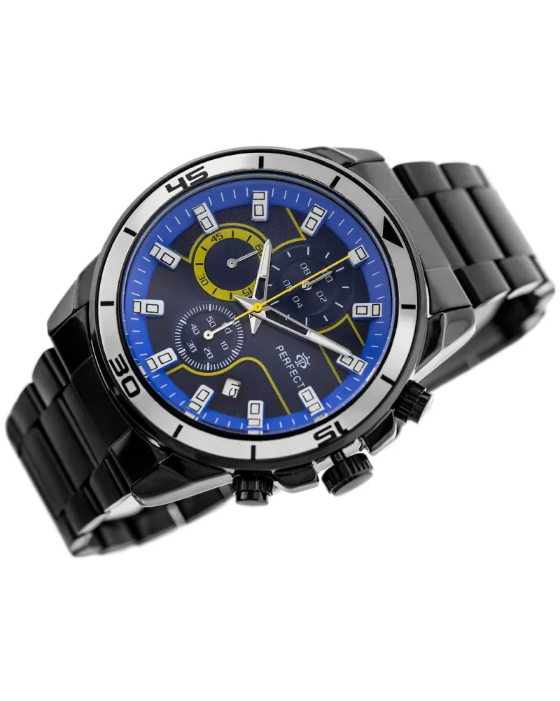 ZEGAREK MĘSKI PERFECT CH02M - CHRONOGRAF (zp356f) + BOX