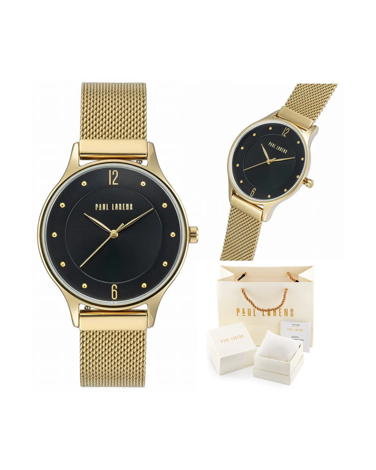 ZEGAREK DAMSKI PAUL LORENS -  PL10317B9-1D1 (zg541a) + BOX