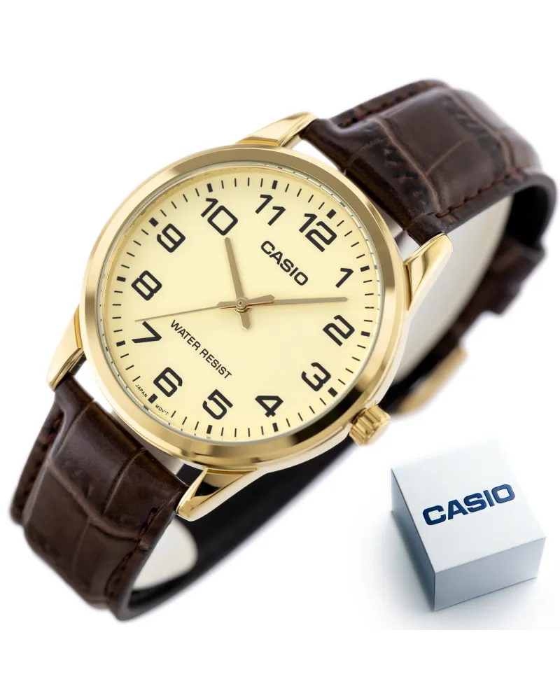 ZEGAREK MĘSKI CASIO MTP-V001GL-9B (zd080e) + BOX ZEGAREK MĘSKI CASIO MTP-V001GL-9B (zd080e) + BOX