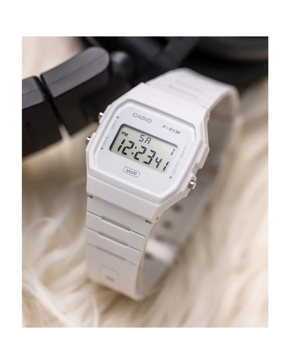 ZEGAREK MĘSKI CASIO F-91WB-7A + BOX ZEGAREK MĘSKI CASIO F-91WB-7A + BOX