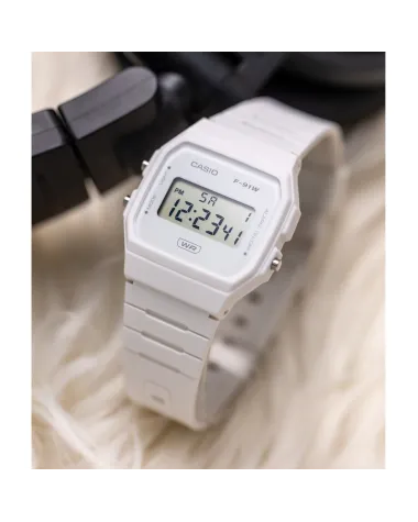 ZEGAREK MĘSKI CASIO F-91WB-7A + BOX