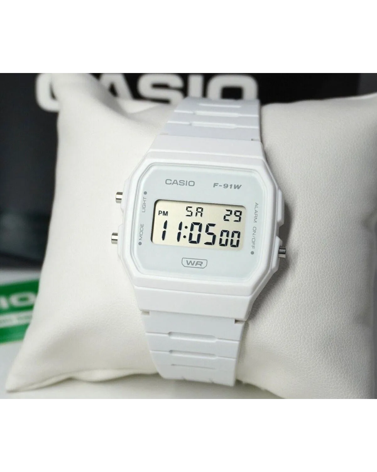 ZEGAREK MĘSKI CASIO F-91WB-7A + BOX ZEGAREK MĘSKI CASIO F-91WB-7A + BOX