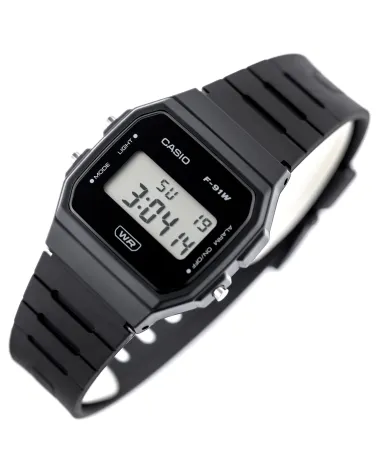 ZEGAREK MĘSKI CASIO F-91WB-1ADF + BOX