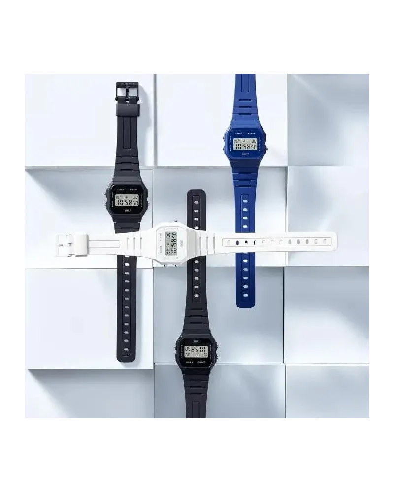 ZEGAREK MĘSKI CASIO F-91WB-1ADF + BOX ZEGAREK MĘSKI CASIO F-91WB-1ADF + BOX