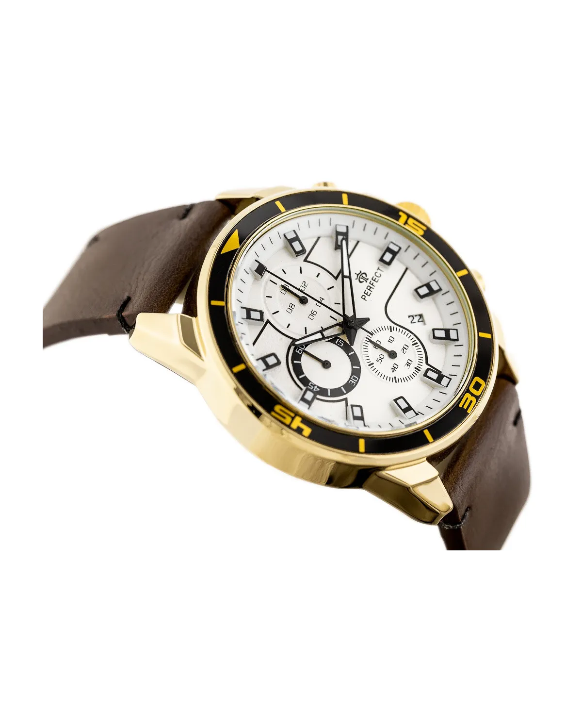 ZEGAREK MĘSKI PERFECT CH02L - CHRONOGRAF (zp351b) + BOX ZEGAREK MĘSKI PERFECT CH02L - CHRONOGRAF (zp351b) + BOX