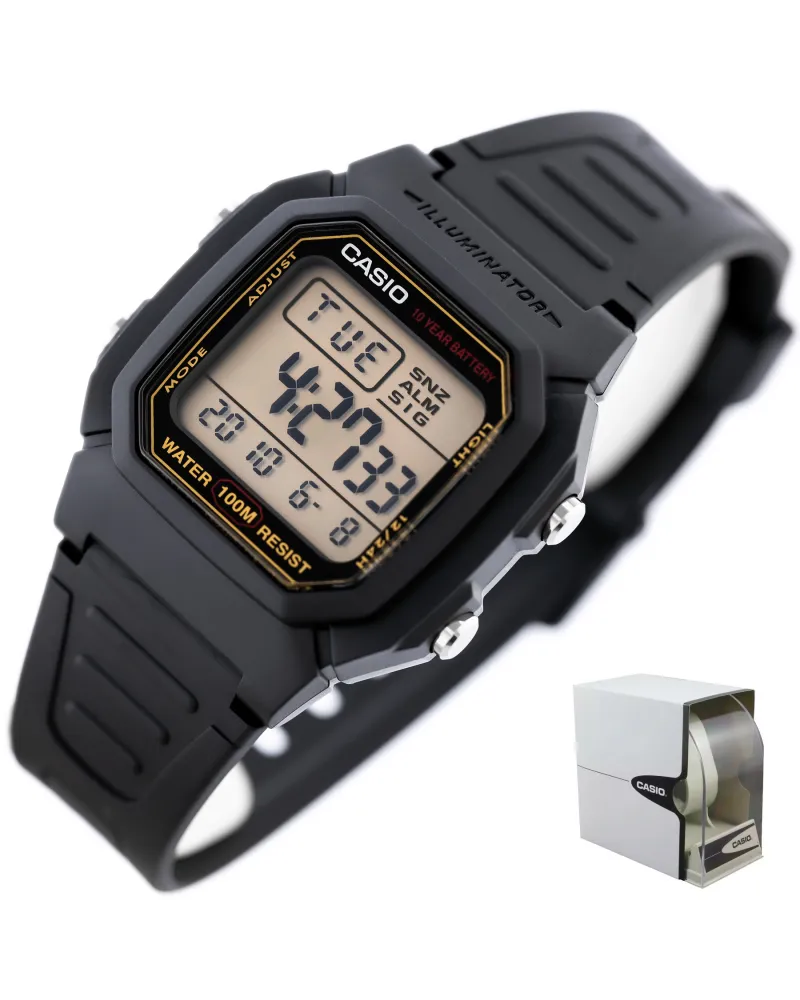 ZEGAREK MĘSKI CASIO W-800HG-9AVDF KLASYKA + BOX ZEGAREK MĘSKI CASIO W-800HG-9AVDF KLASYKA + BOX