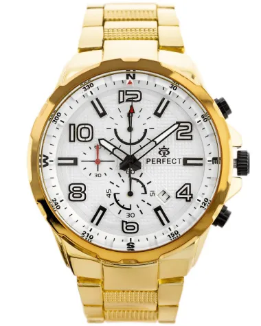 ZEGAREK MĘSKI PERFECT CH05M - CHRONOGRAF (zp357d) + BOX