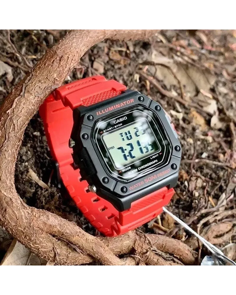 ZEGAREK MĘSKI CASIO W-218H-4B + BOX