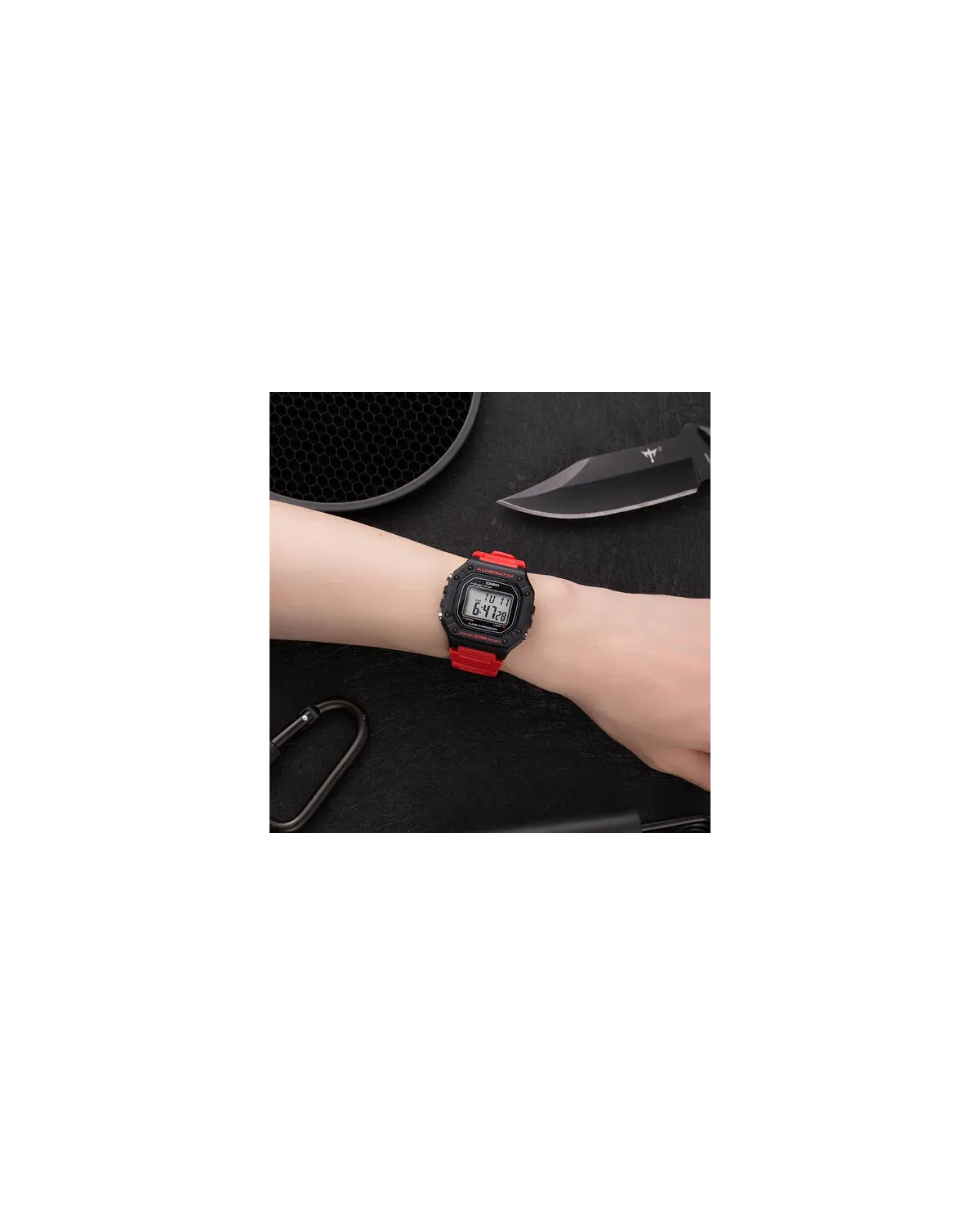 ZEGAREK MĘSKI CASIO W-218H-4B + BOX