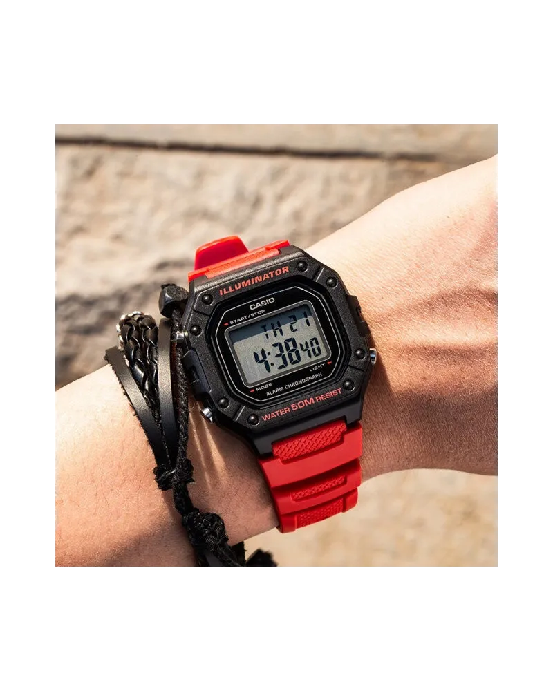 ZEGAREK MĘSKI CASIO W-218H-4B + BOX