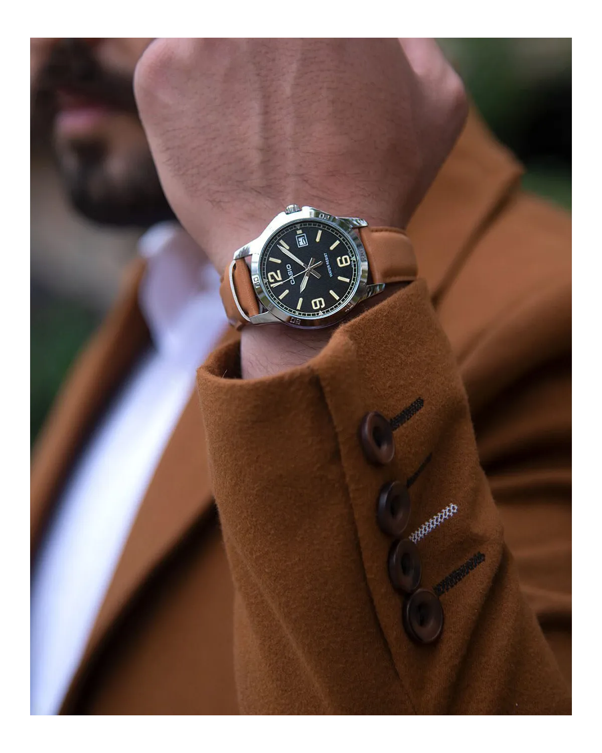 ZEGAREK MĘSKI CASIO MTP-V004L-1B2 + BOX