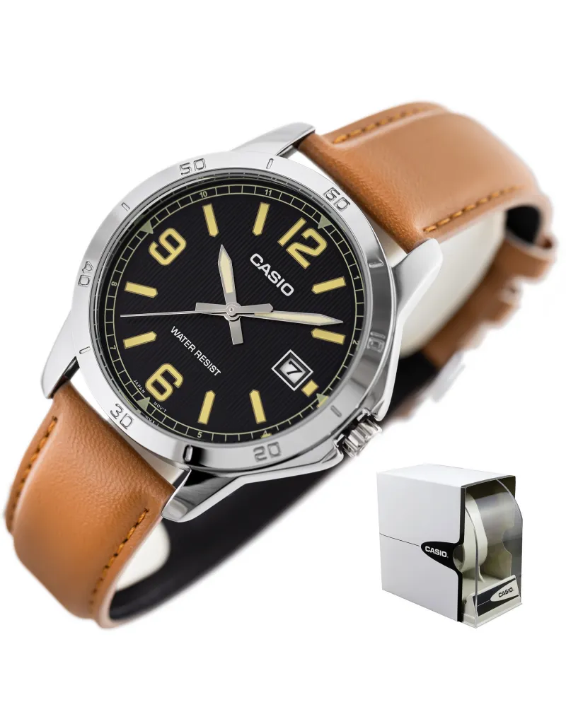 ZEGAREK MĘSKI CASIO MTP-V004L-1B2 + BOX
