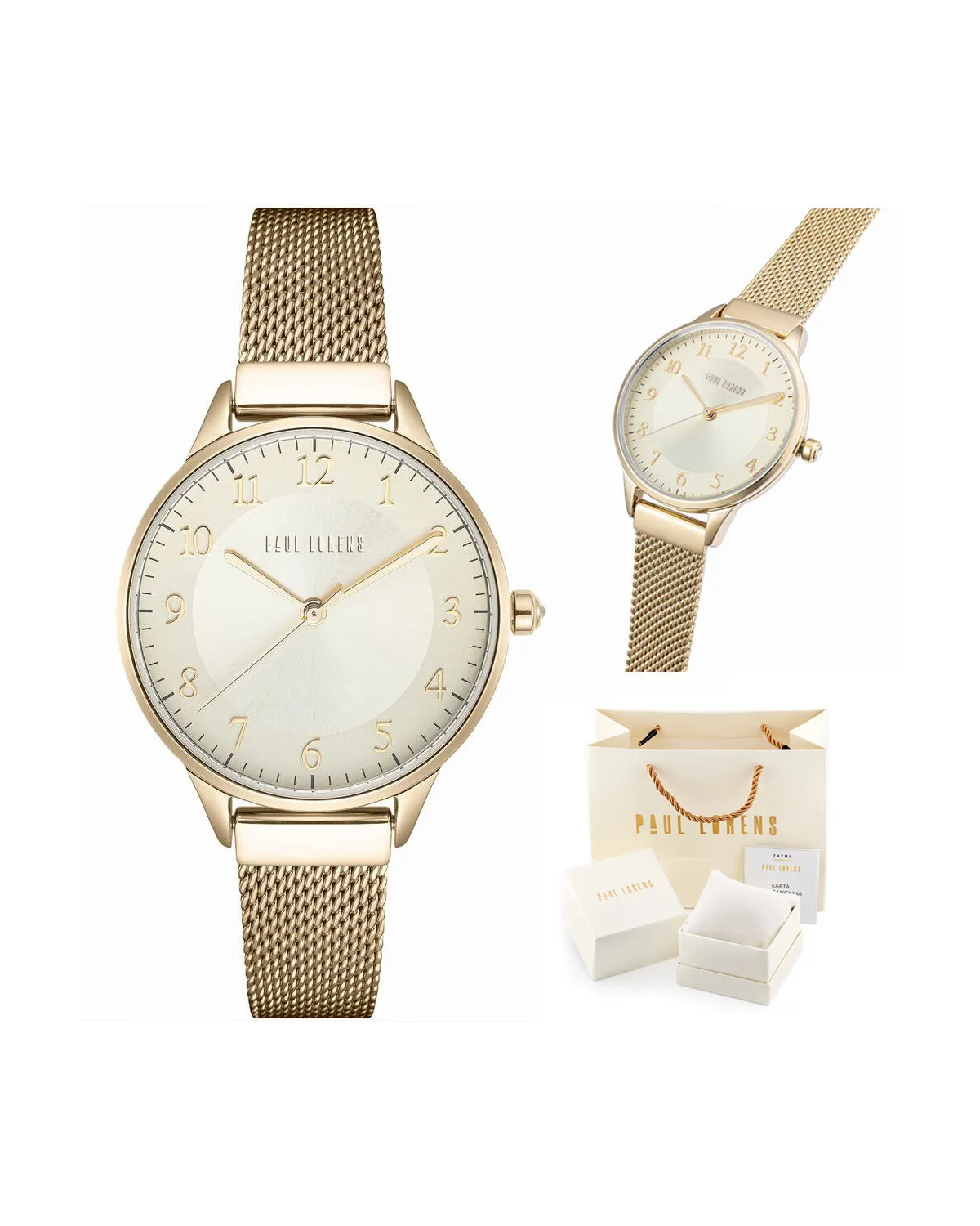 ZEGAREK DAMSKI PAUL LORENS - PL12189B-4D1  (zg550d) + BOX