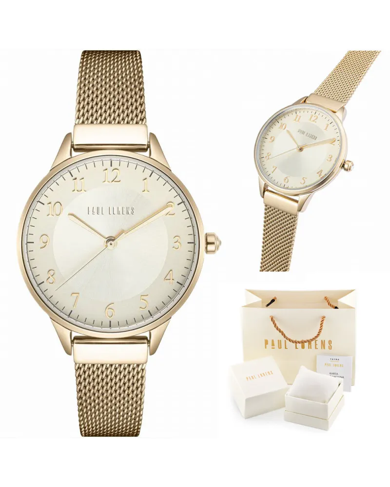 ZEGAREK DAMSKI PAUL LORENS - PL12189B-4D1  (zg550d) + BOX