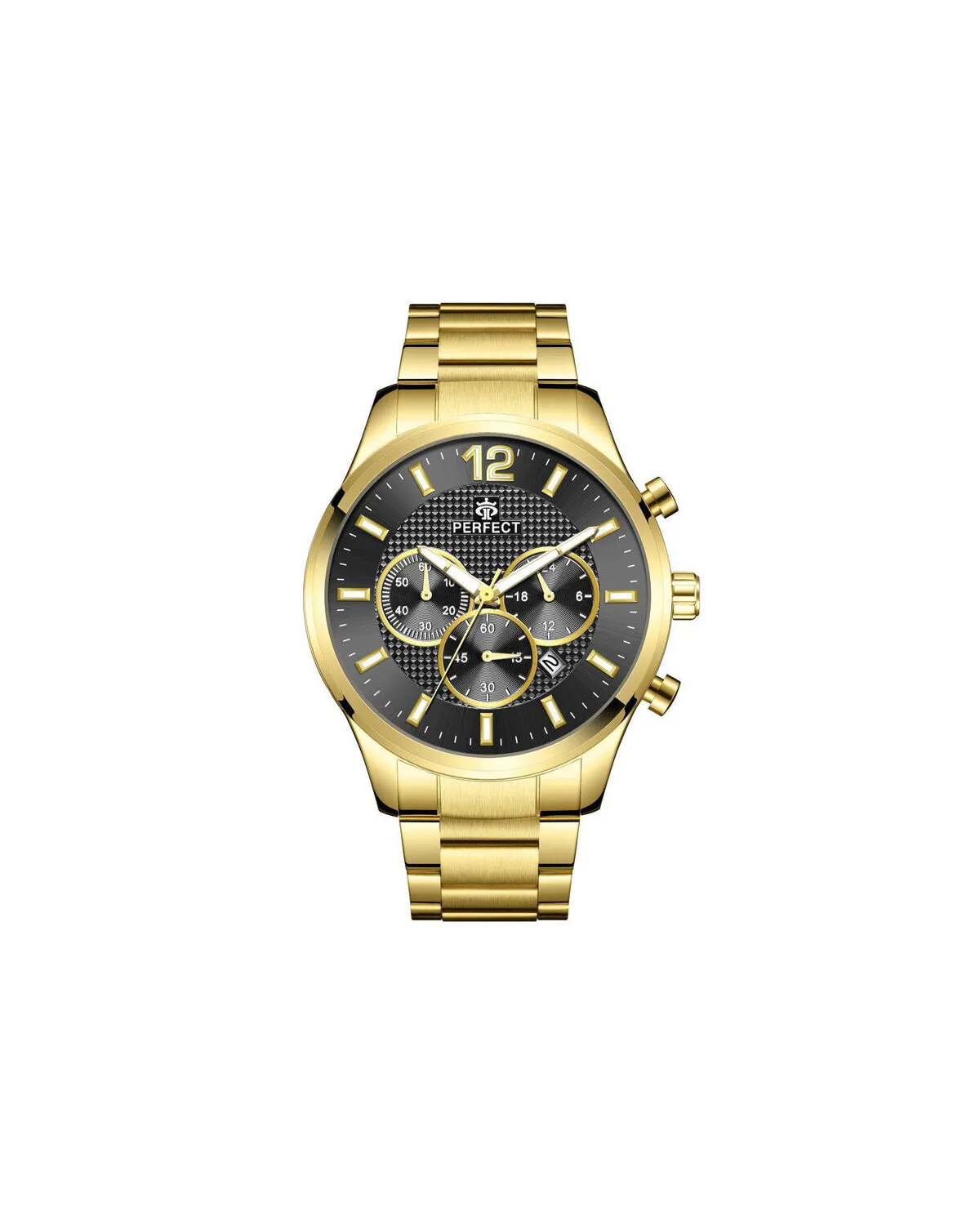 ZEGAREK MĘSKI PERFECT CH01M - CHRONOGRAF (zp355g) + BOX