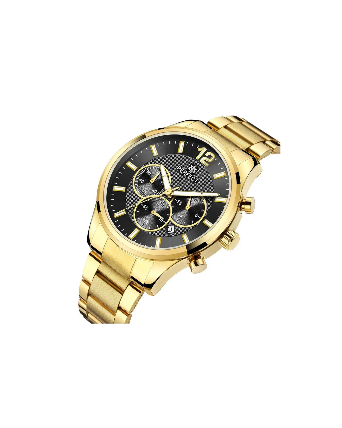 ZEGAREK MĘSKI PERFECT CH01M - CHRONOGRAF (zp355g) + BOX