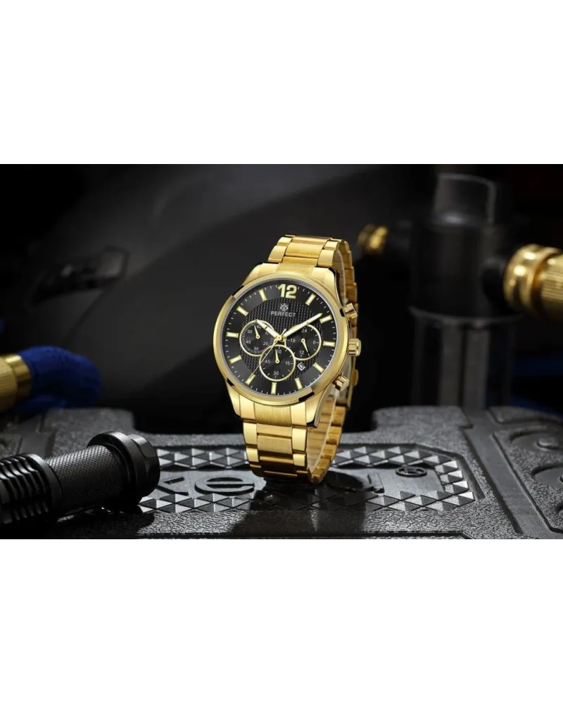ZEGAREK MĘSKI PERFECT CH01M - CHRONOGRAF (zp355g) + BOX
