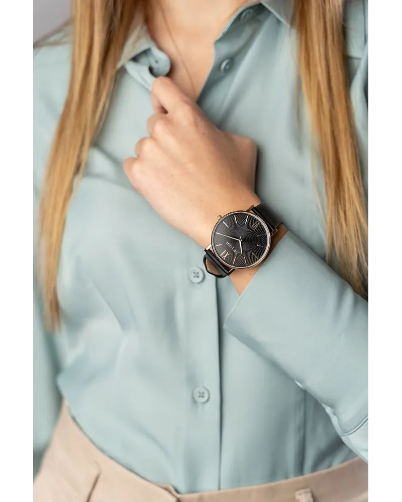 ZEGAREK UNISEX PAUL LORENS - PL11989A7-1A2 (zg519b) + BOX