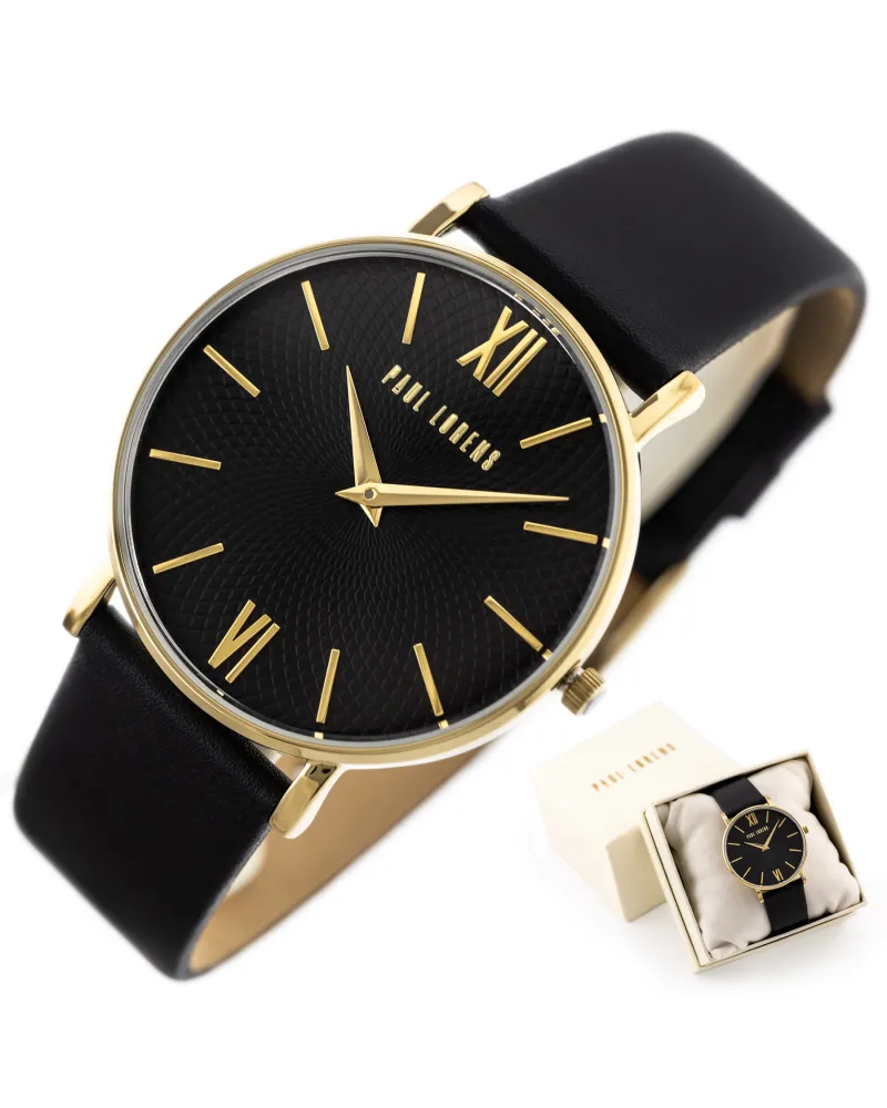 ZEGAREK UNISEX PAUL LORENS - PL11989A7-1A2 (zg519b) + BOX