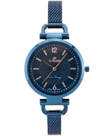 ZEGAREK G. ROSSI - LESTI - 3652B (zg772h) - blue + BOX