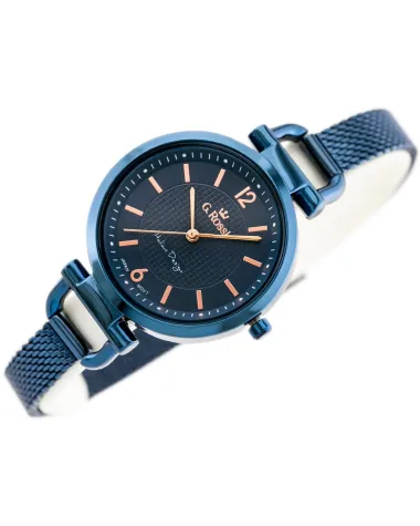 ZEGAREK G. ROSSI - LESTI - 3652B (zg772h) - blue + BOX ZEGAREK G. ROSSI - LESTI - 3652B (zg772h) - blue + BOX