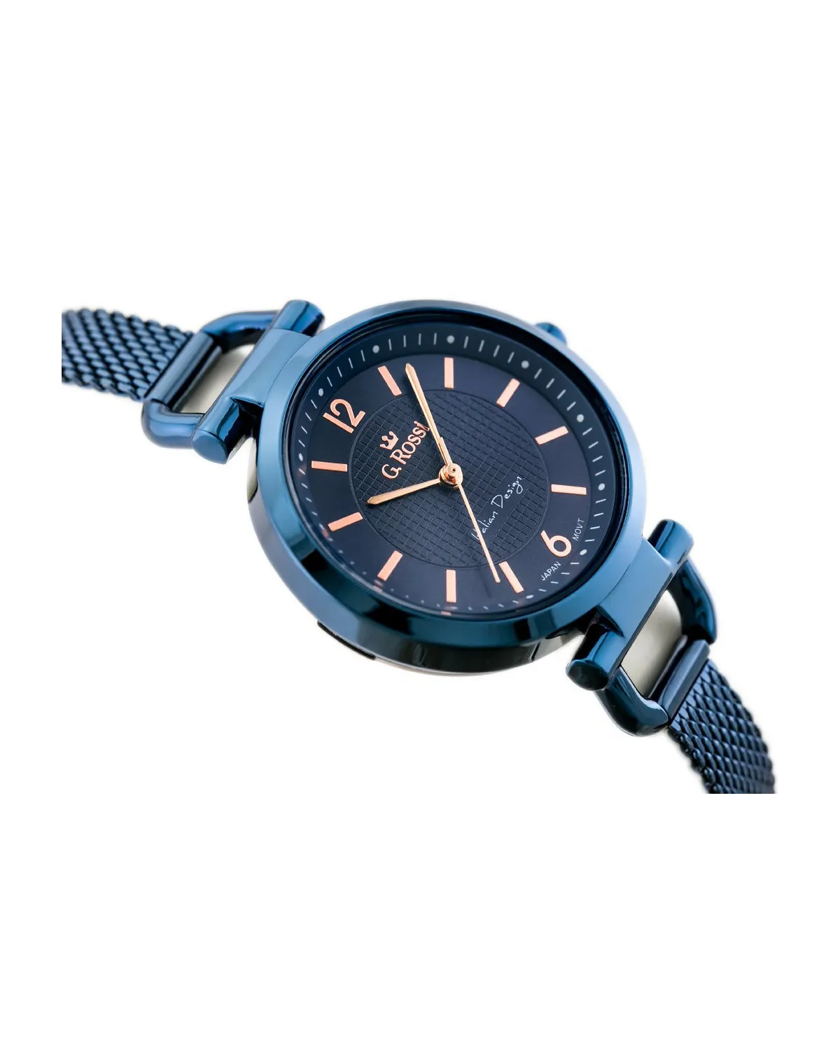 ZEGAREK G. ROSSI - LESTI - 3652B (zg772h) - blue + BOX ZEGAREK G. ROSSI - LESTI - 3652B (zg772h) - blue + BOX