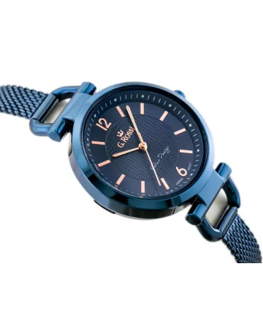 ZEGAREK G. ROSSI - LESTI - 3652B (zg772h) - blue + BOX ZEGAREK G. ROSSI - LESTI - 3652B (zg772h) - blue + BOX
