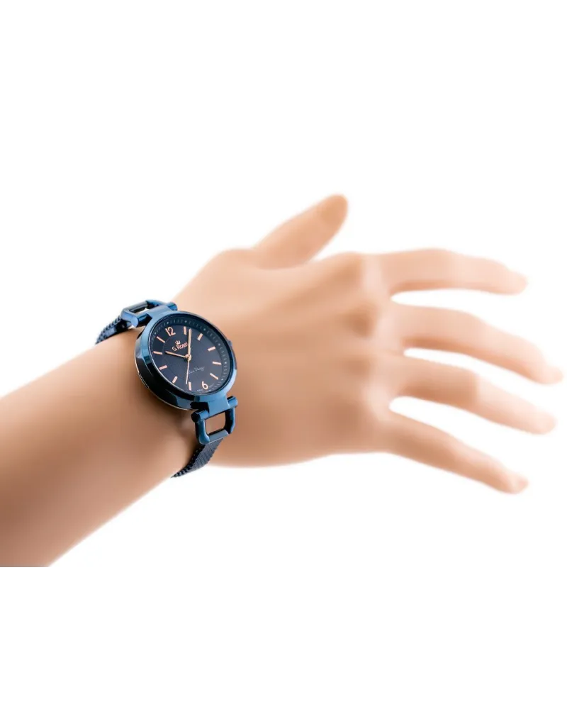 ZEGAREK G. ROSSI - LESTI - 3652B (zg772h) - blue + BOX ZEGAREK G. ROSSI - LESTI - 3652B (zg772h) - blue + BOX
